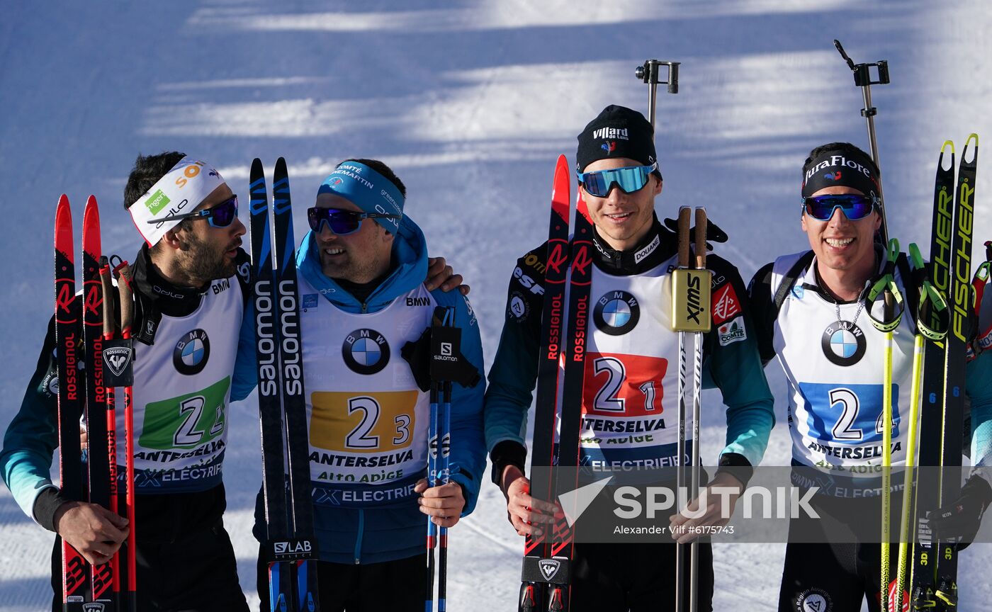 Italy Biathlon Worlds Men Relay