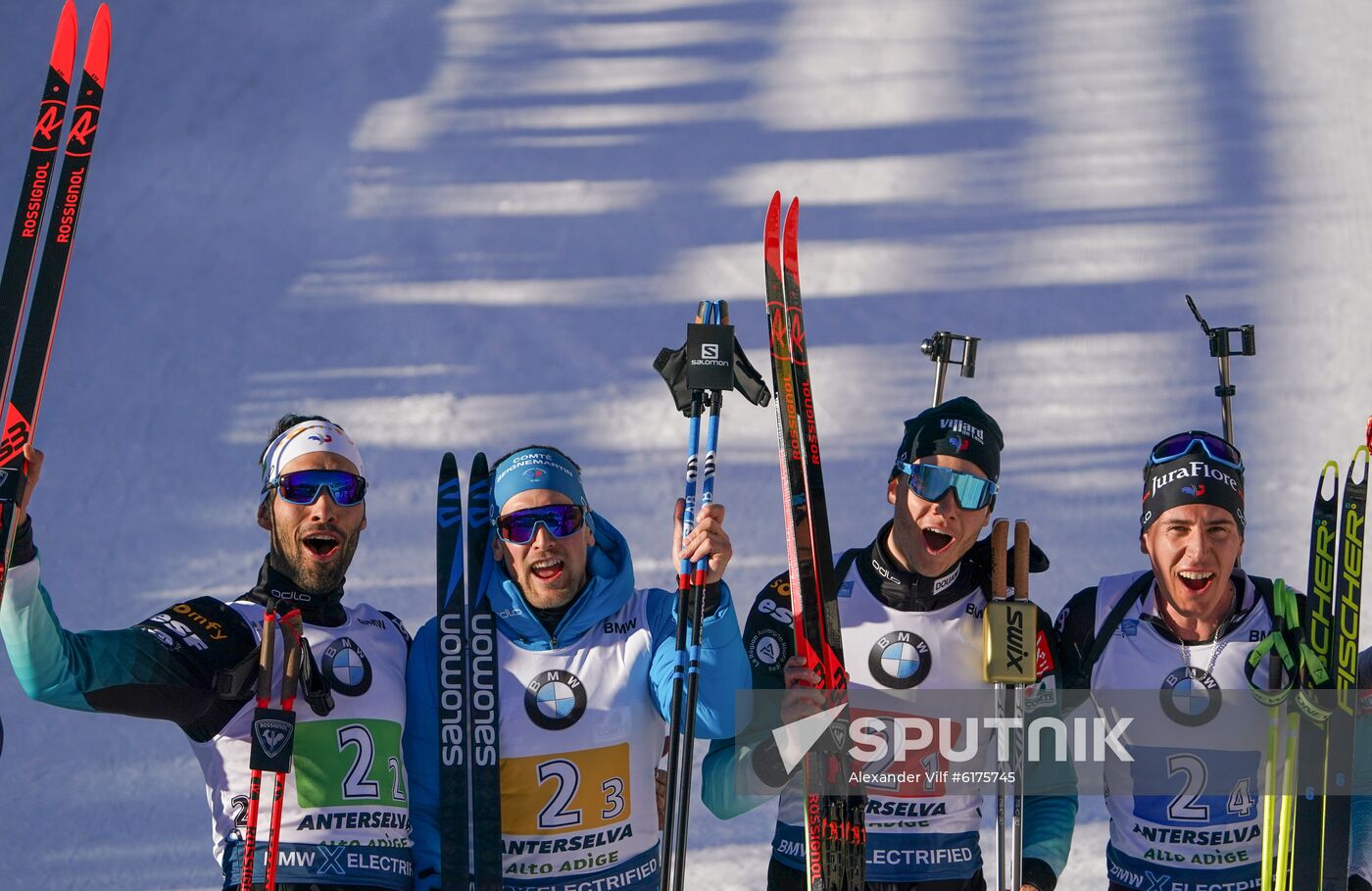 Italy Biathlon Worlds Men Relay