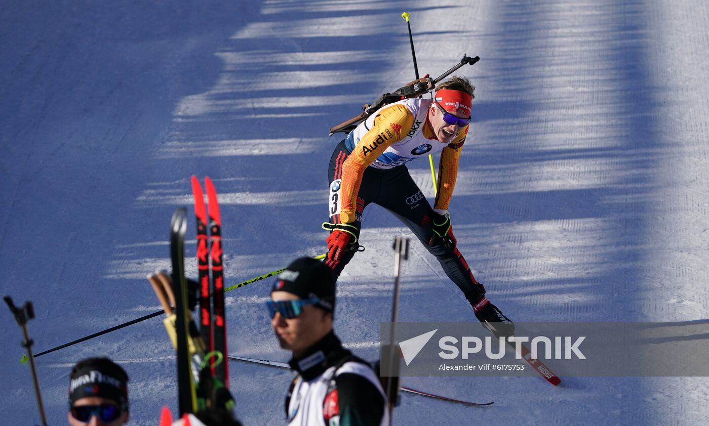 Italy Biathlon Worlds Men Relay