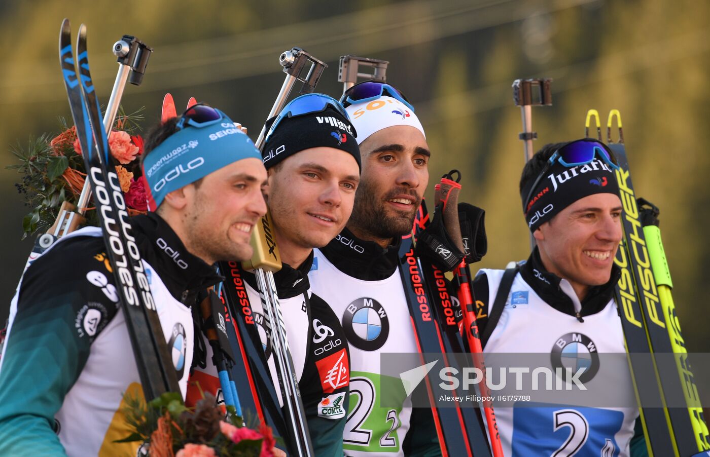 Italy Biathlon Worlds Men Relay