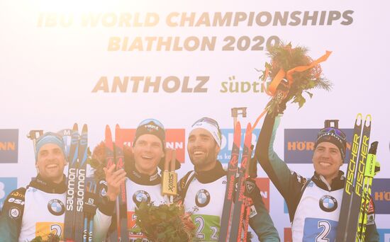 Italy Biathlon Worlds Men Relay