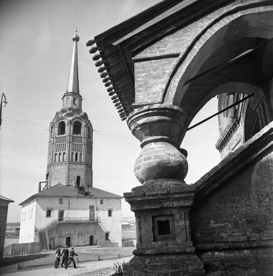 Cathedral bell tower in Solikamsk