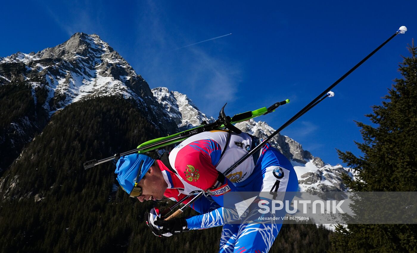 Italy Biathlon Worlds Men Relay