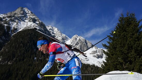 Italy Biathlon Worlds Men Relay