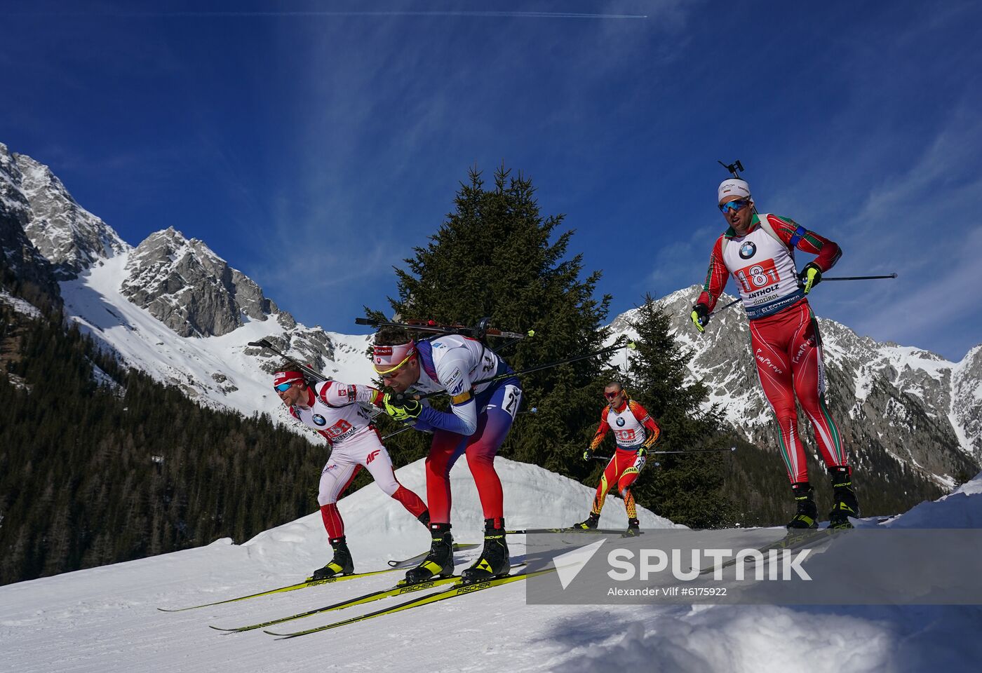 Italy Biathlon Worlds Men Relay