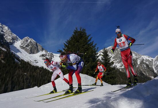 Italy Biathlon Worlds Men Relay