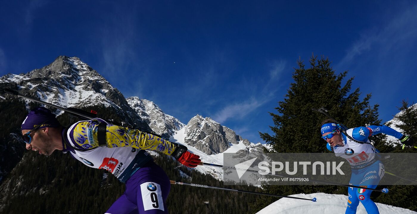 Italy Biathlon Worlds Men Relay