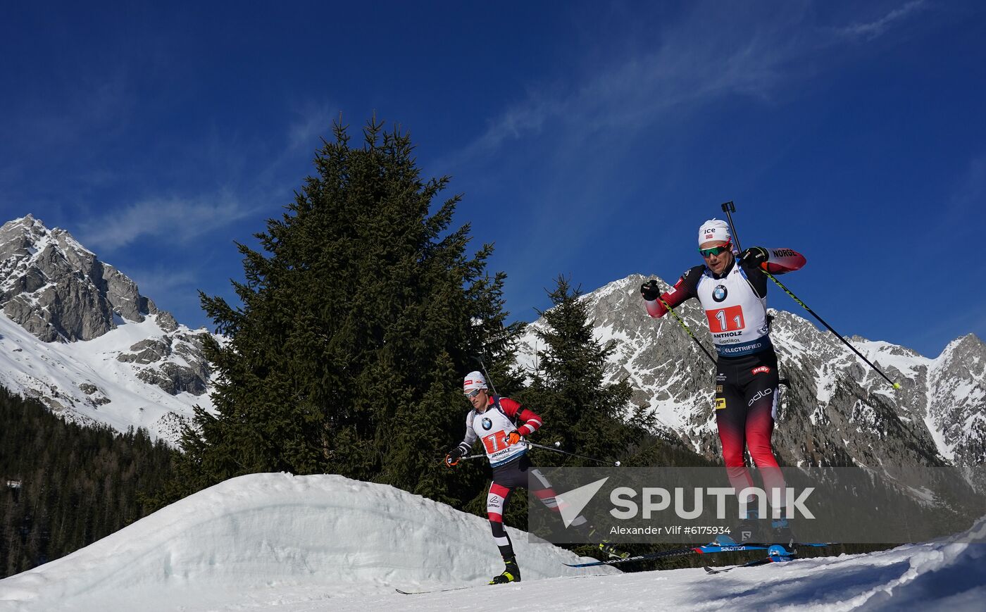 Italy Biathlon Worlds Men Relay