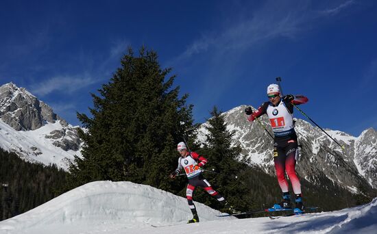 Italy Biathlon Worlds Men Relay