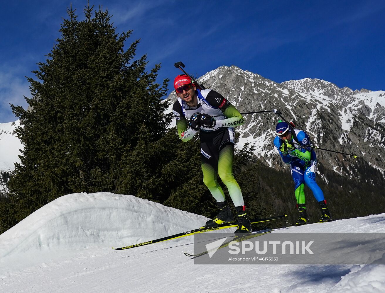 Italy Biathlon Worlds Men Relay