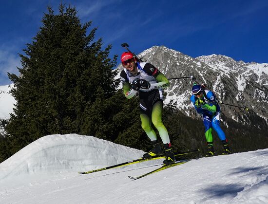 Italy Biathlon Worlds Men Relay