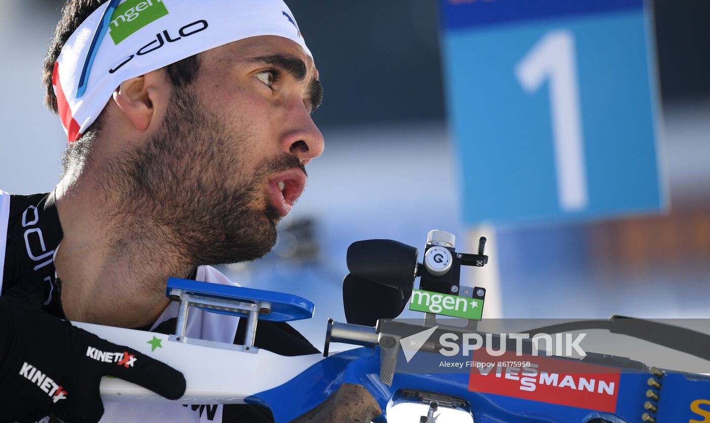 Italy Biathlon Worlds Men Relay