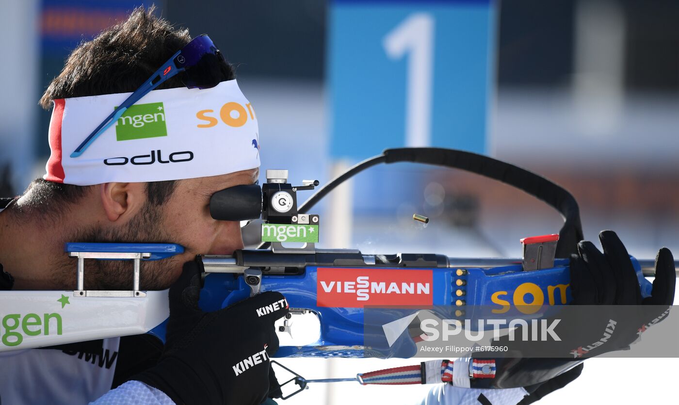 Italy Biathlon Worlds Men Relay