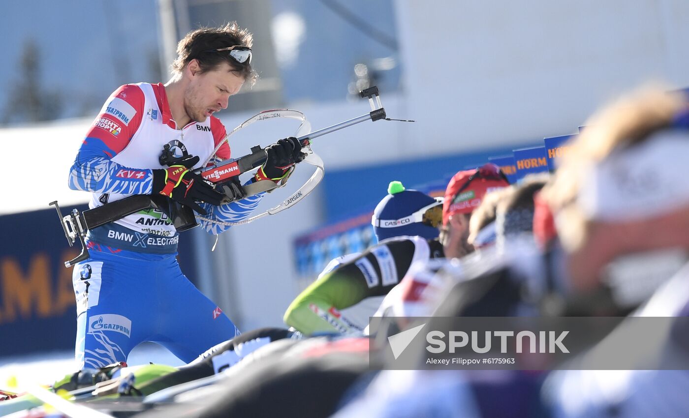 Italy Biathlon Worlds Men Relay