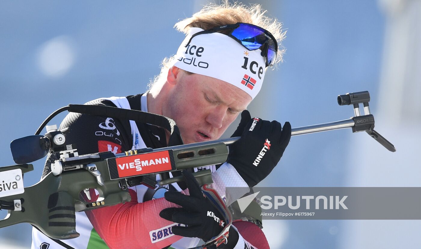 Italy Biathlon Worlds Men Relay