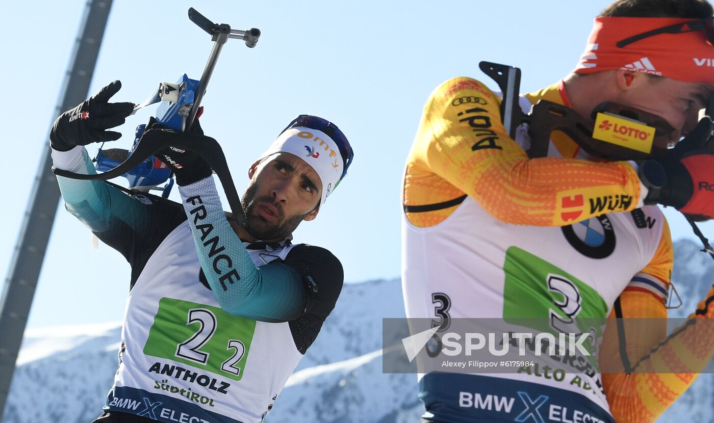 Italy Biathlon Worlds Men Relay