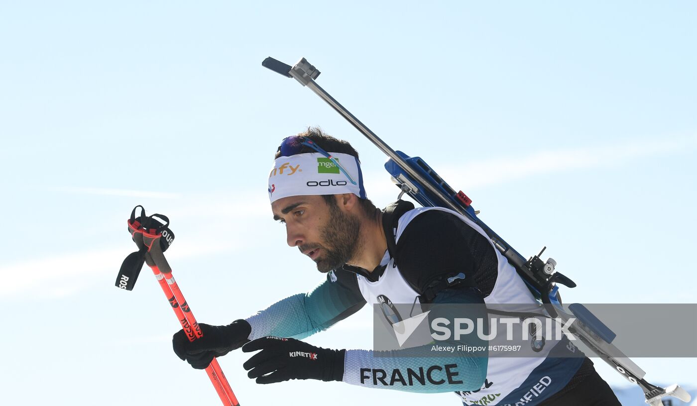 Italy Biathlon Worlds Men Relay