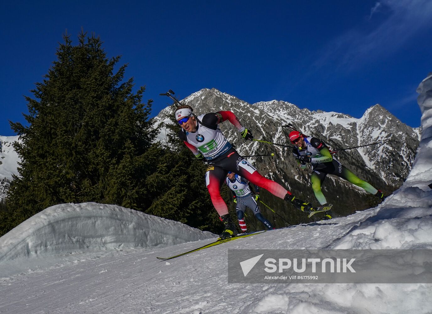 Italy Biathlon Worlds Men Relay