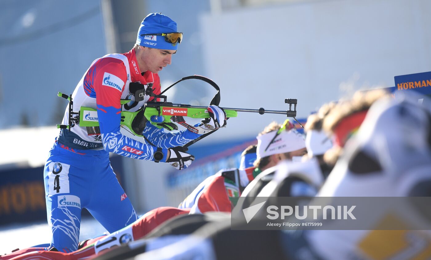 Italy Biathlon Worlds Men Relay