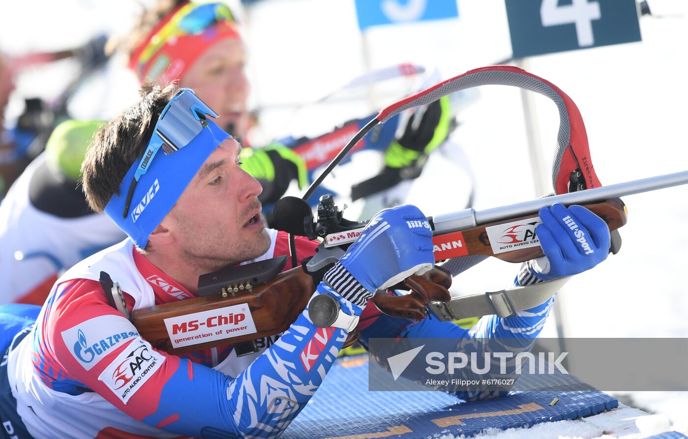 Italy Biathlon Worlds Men Relay