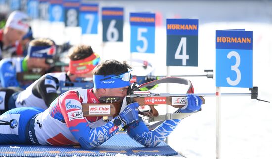 Italy Biathlon Worlds Men Relay