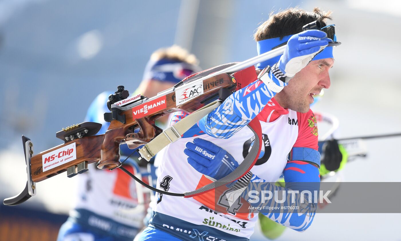 Italy Biathlon Worlds Men Relay