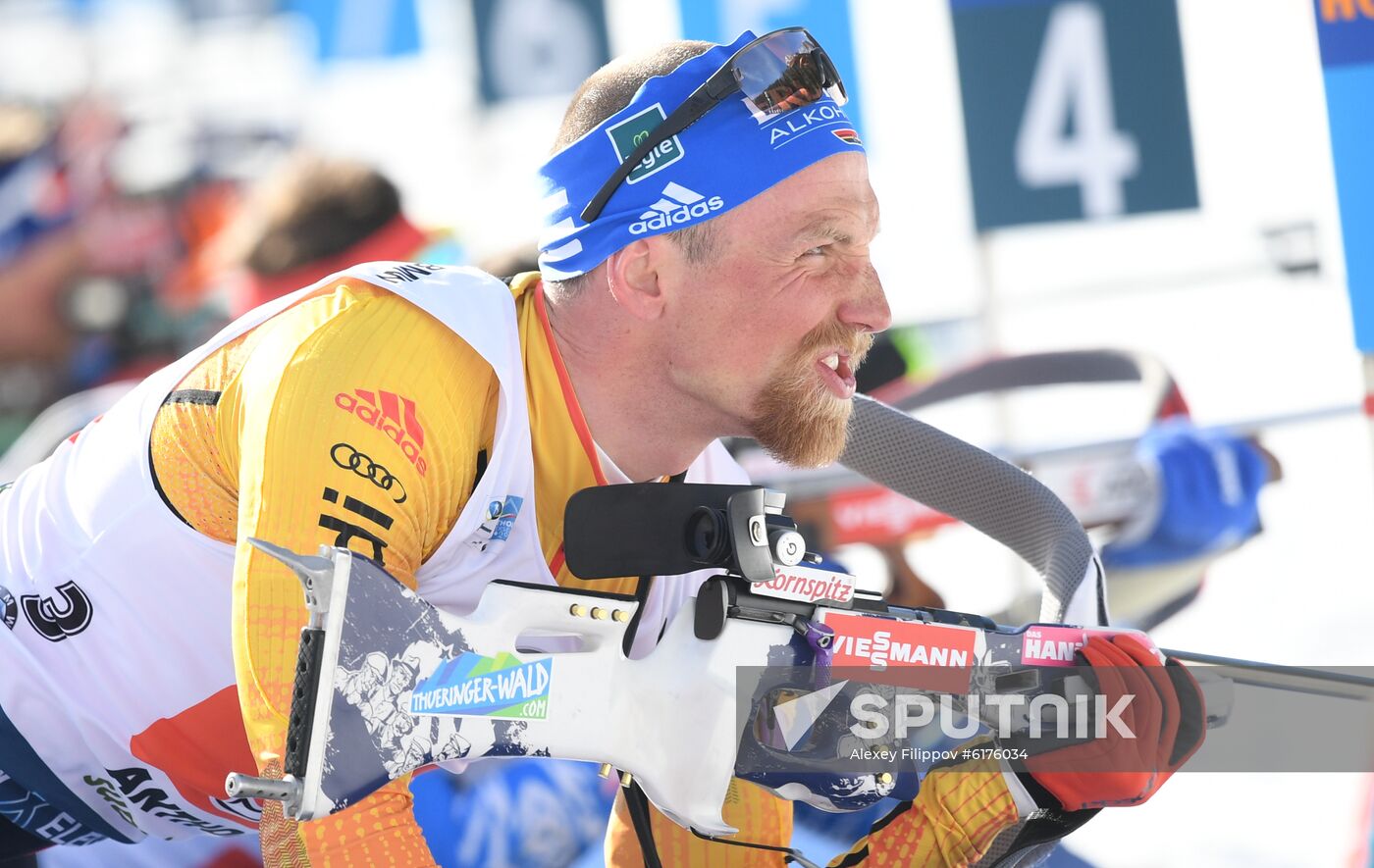 Italy Biathlon Worlds Men Relay