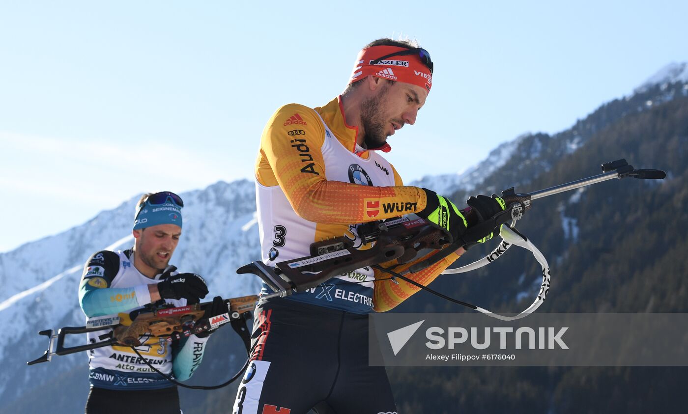 Italy Biathlon Worlds Men Relay