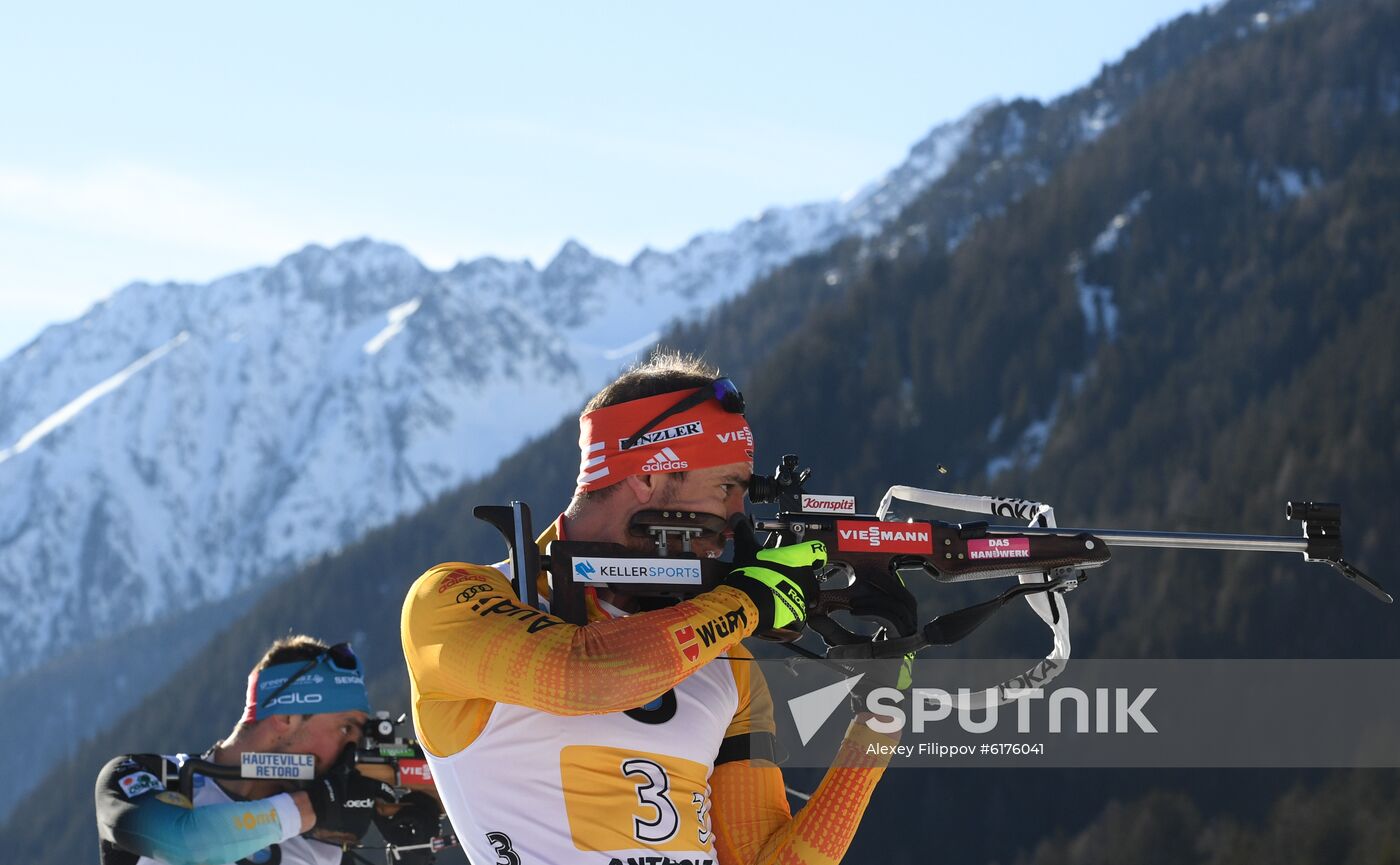 Italy Biathlon Worlds Men Relay