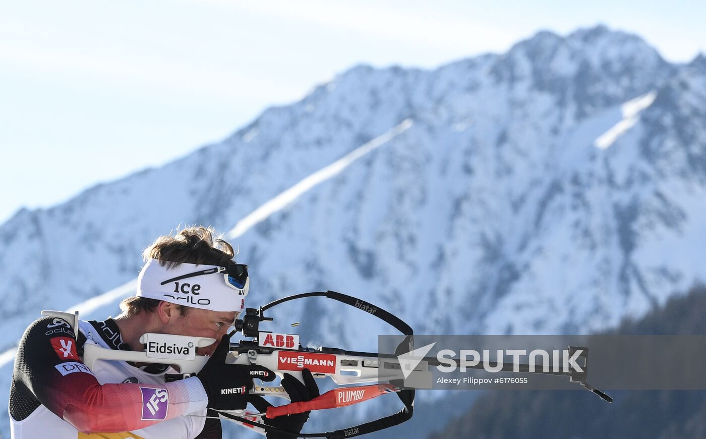 Italy Biathlon Worlds Men Relay