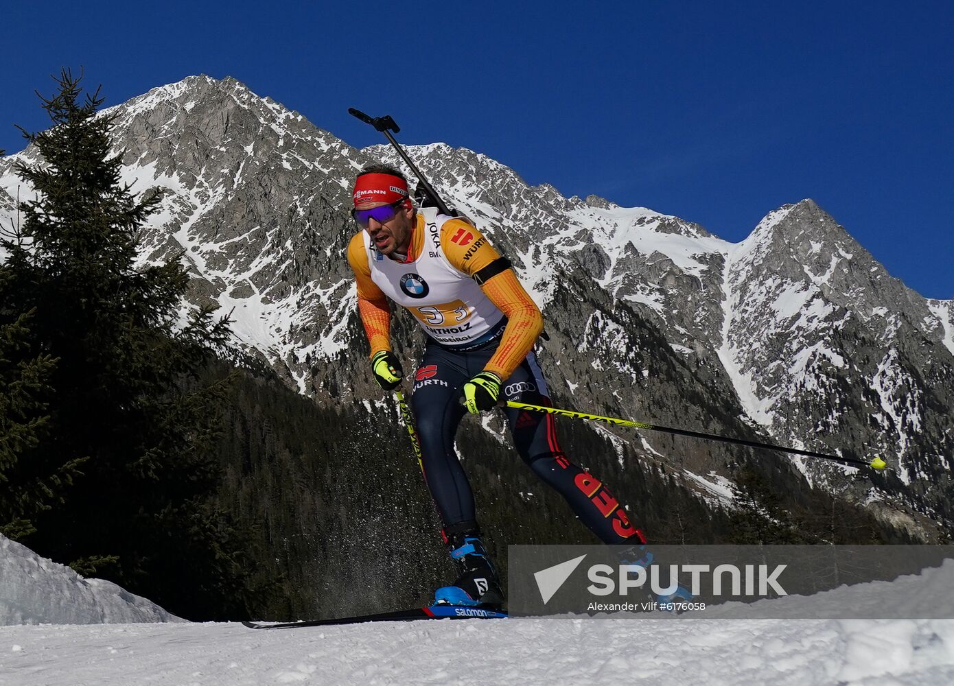 Italy Biathlon Worlds Men Relay