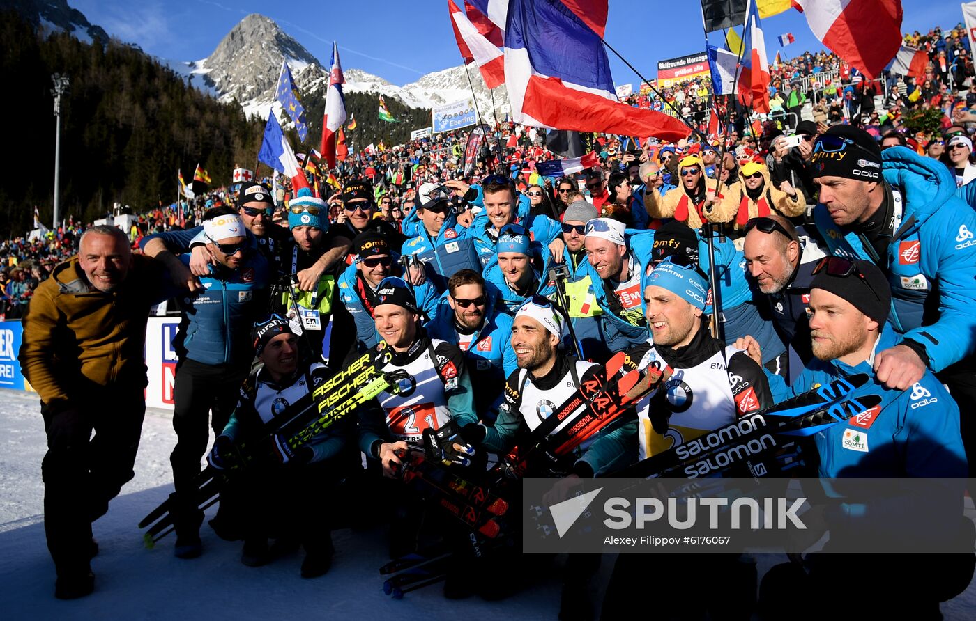 Italy Biathlon Worlds Men Relay