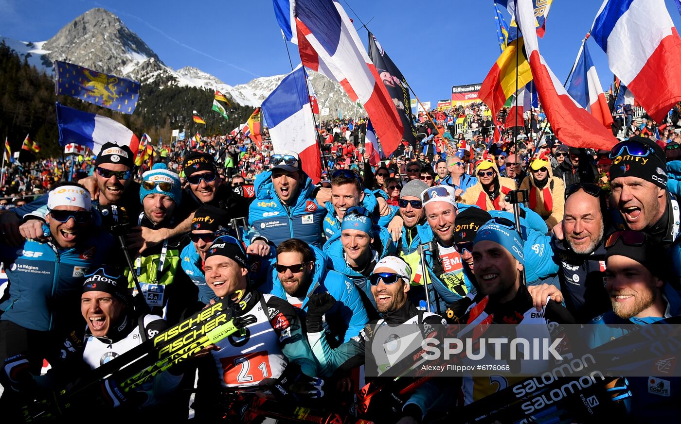 Italy Biathlon Worlds Men Relay