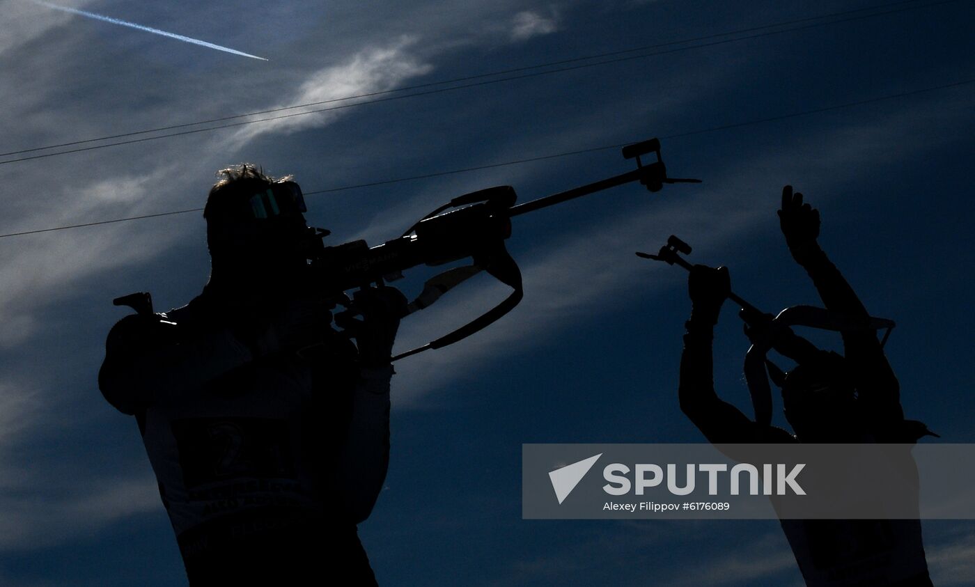 Italy Biathlon Worlds Men Relay