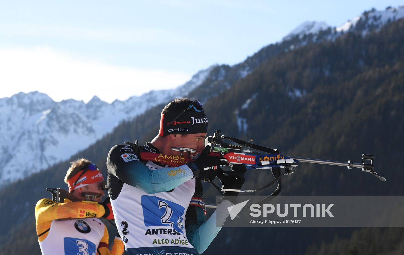 Italy Biathlon Worlds Men Relay