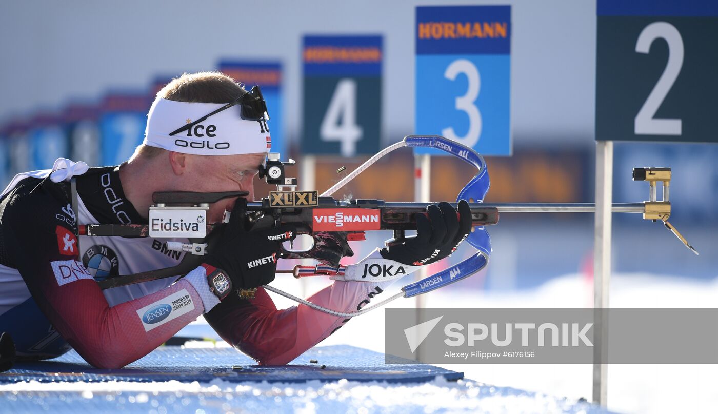 Italy Biathlon Worlds Men Relay