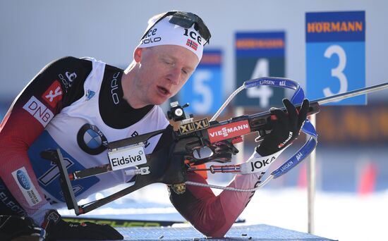 Italy Biathlon Worlds Men Relay