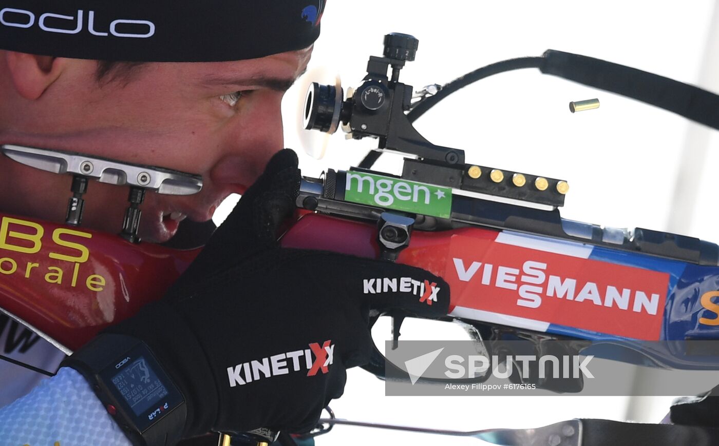 Italy Biathlon Worlds Men Relay