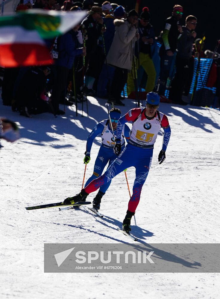Italy Biathlon Worlds Men Relay