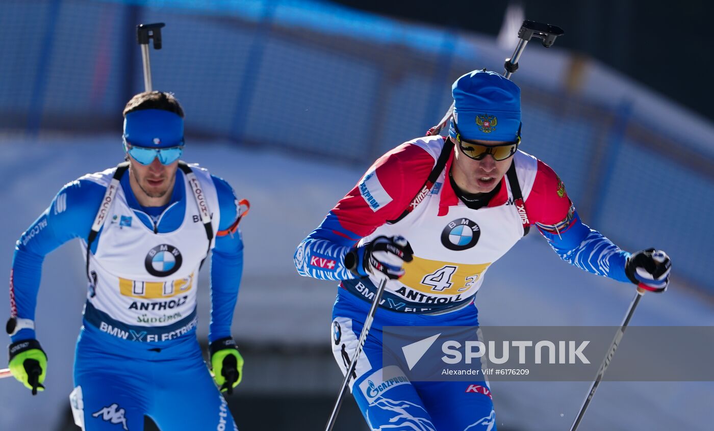 Italy Biathlon Worlds Men Relay
