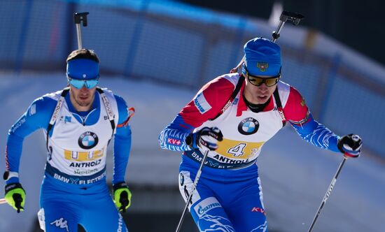 Italy Biathlon Worlds Men Relay