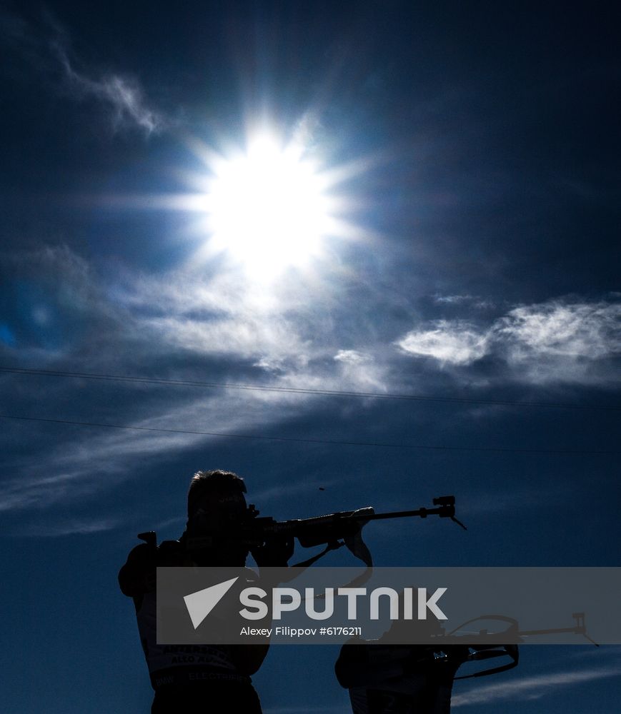 Italy Biathlon Worlds Men Relay
