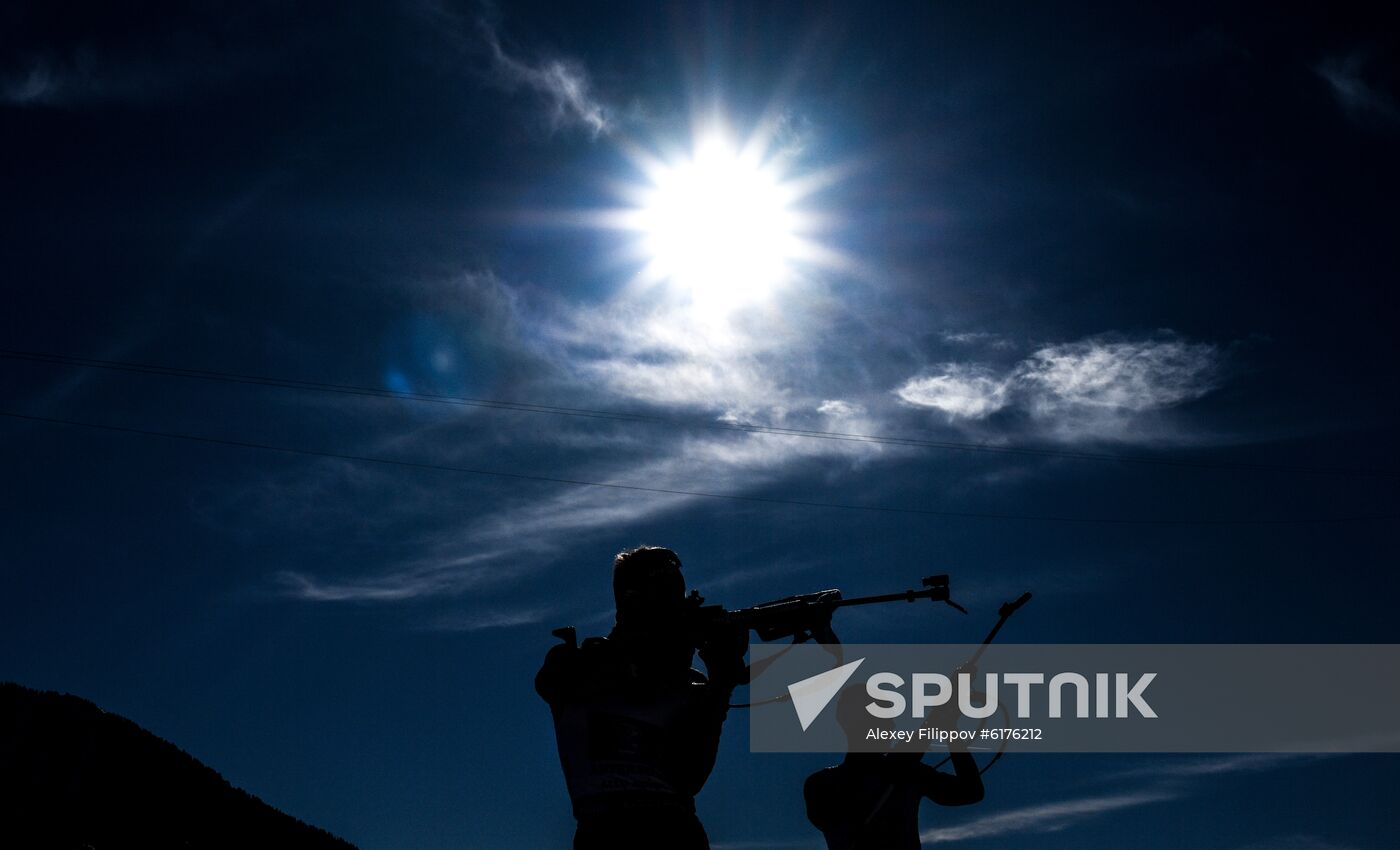 Italy Biathlon Worlds Men Relay