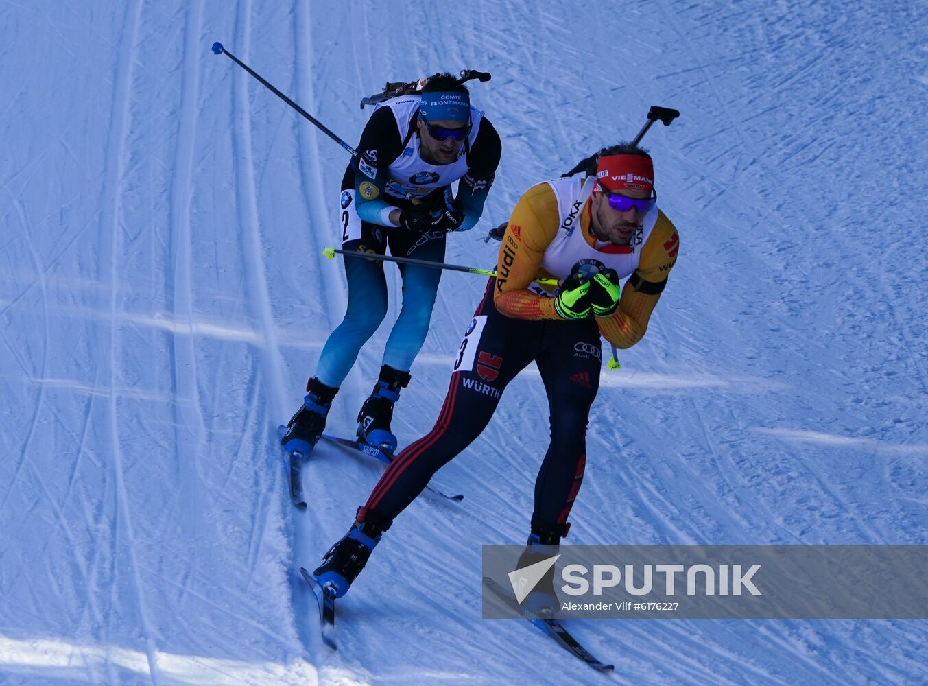 Italy Biathlon Worlds Men Relay