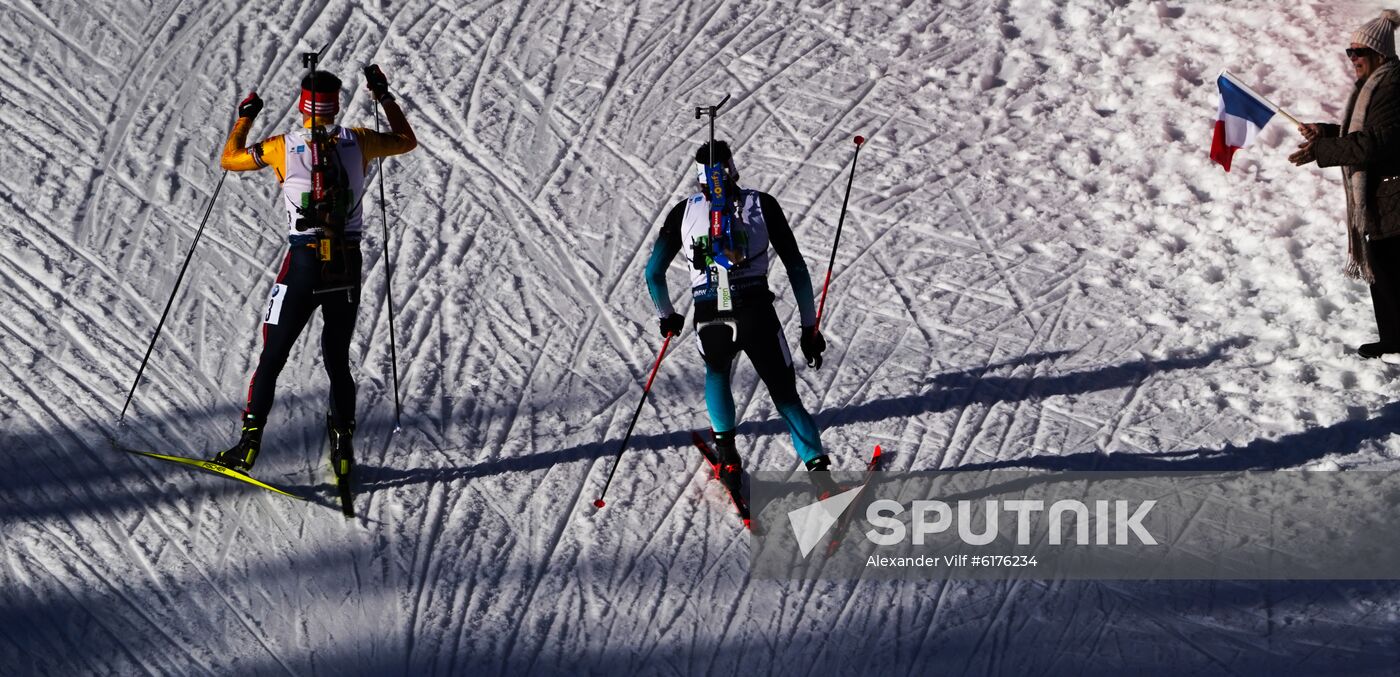 Italy Biathlon Worlds Men Relay