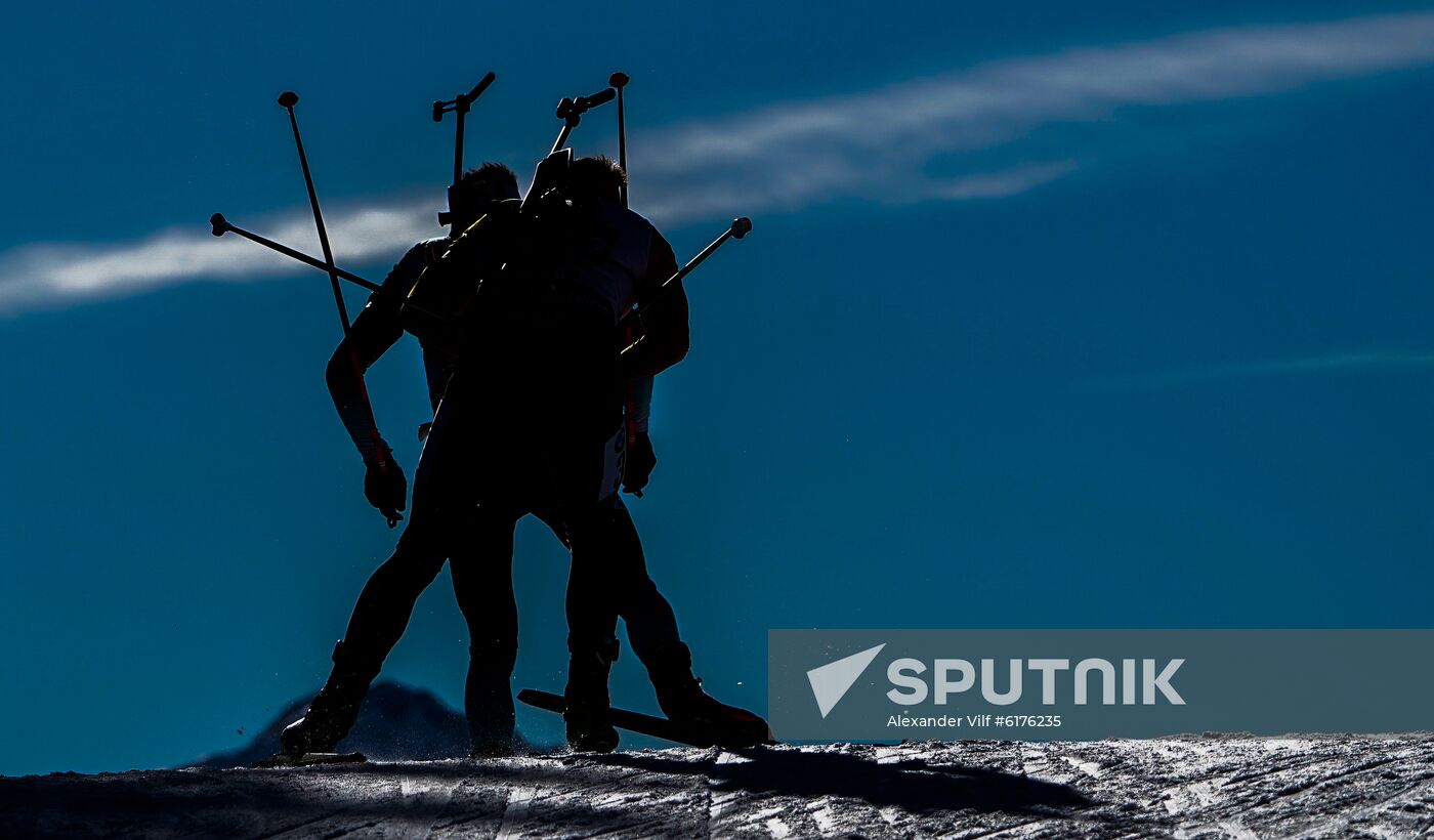 Italy Biathlon Worlds Men Relay