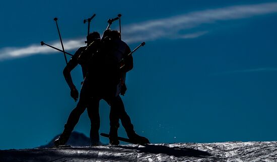 Italy Biathlon Worlds Men Relay