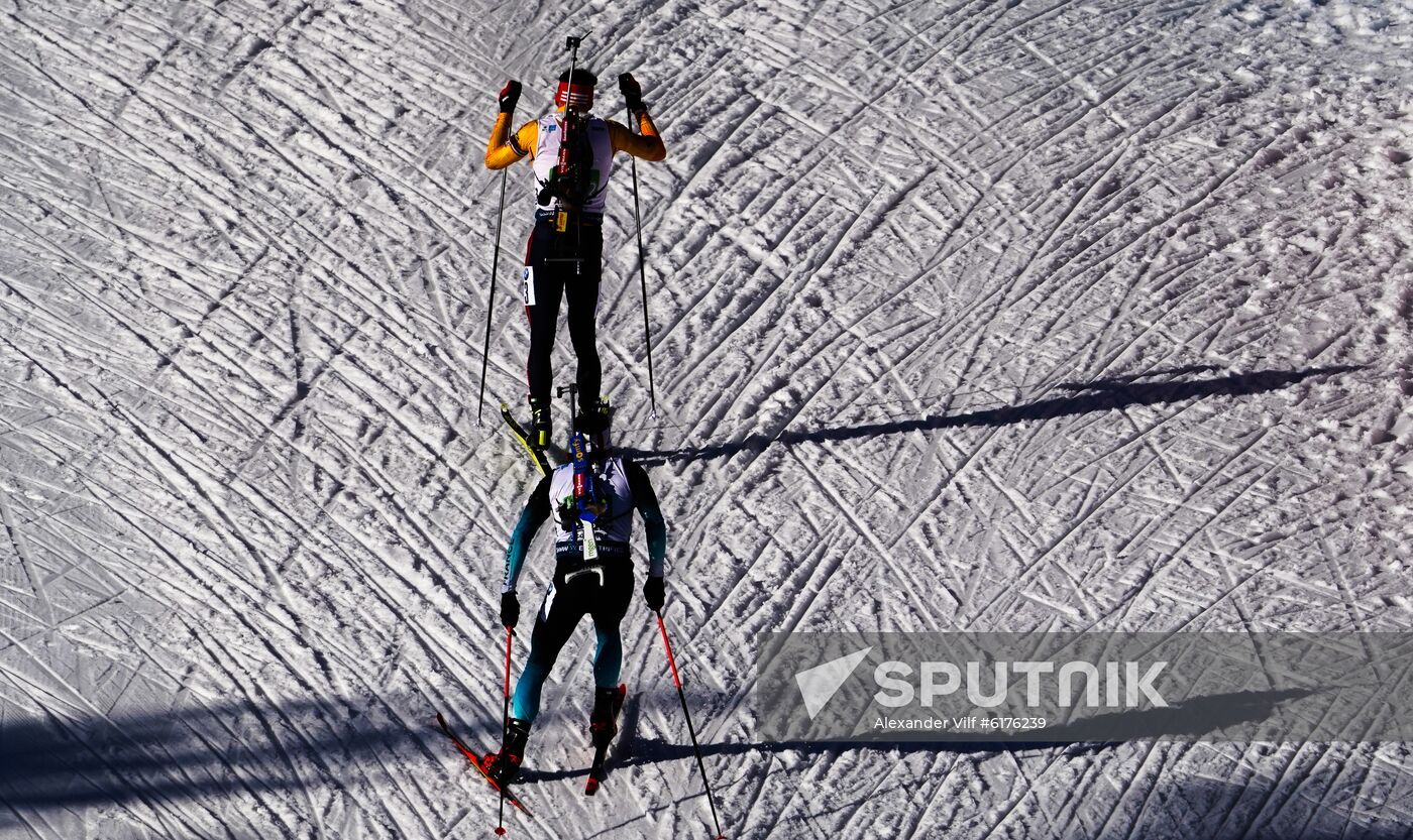 Italy Biathlon Worlds Men Relay