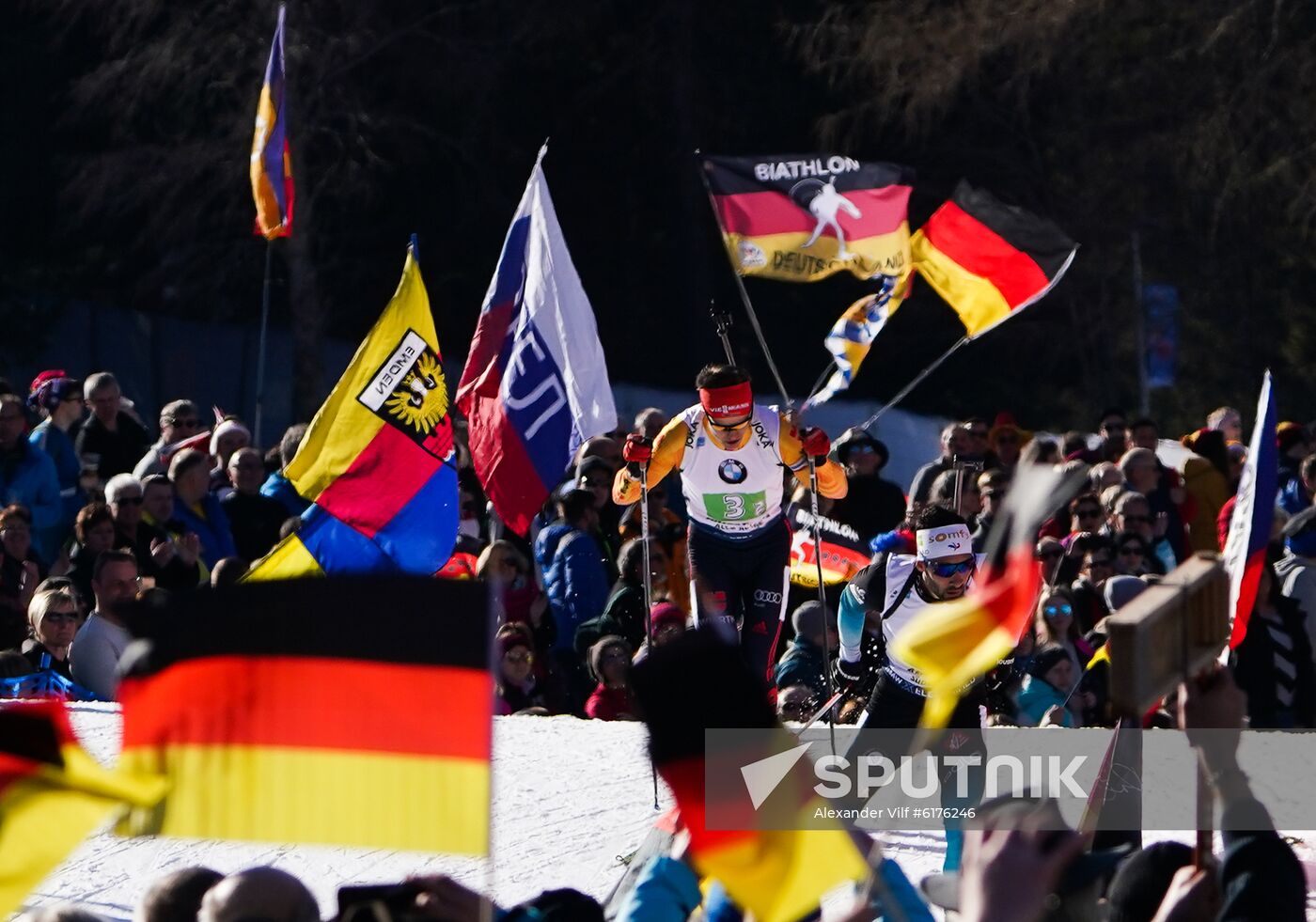 Italy Biathlon Worlds Men Relay