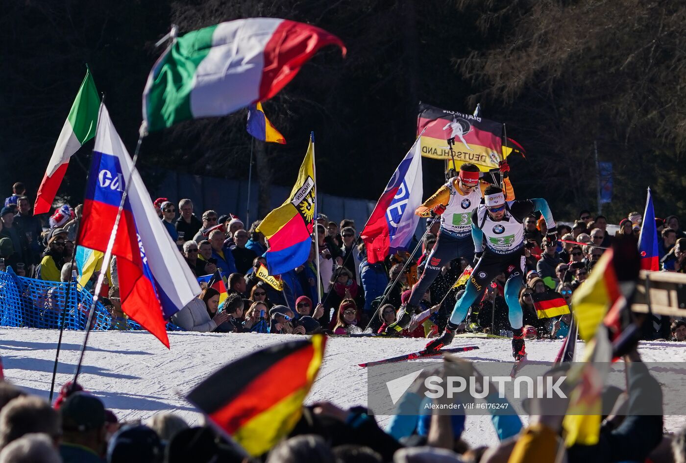 Italy Biathlon Worlds Men Relay